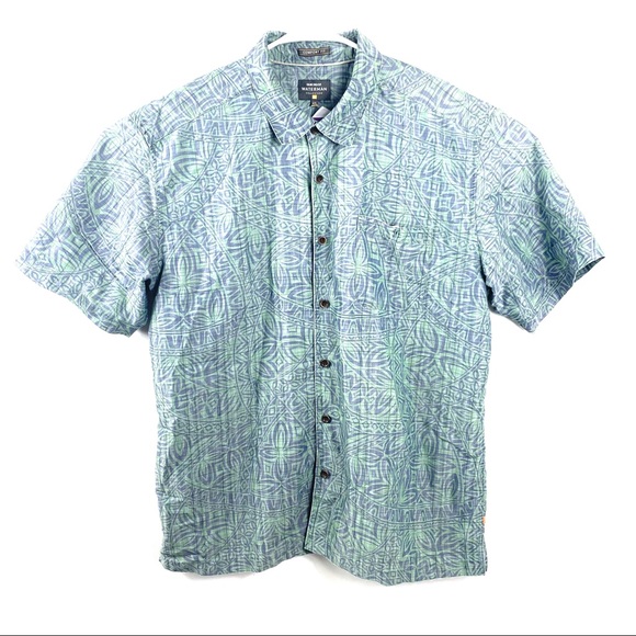 Quiksilver Other - Quiksilver waterman button Down camp shirt 2XL